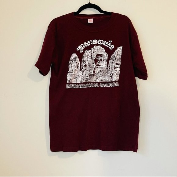 Other - ✨ Maroon Camobodia Ankor Wat Tshirt